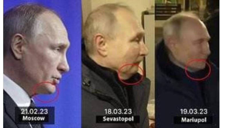 ذقن الرئيس الروسي تثير الجدل في وسائل الإعلام الدولية 