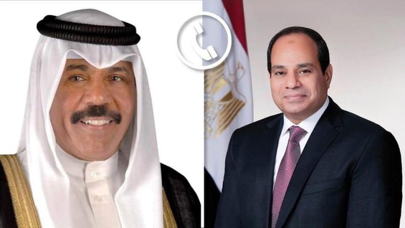 الرئيس السيسي يهنئ أمير الكويت بحلول شهر رمضان المبارك