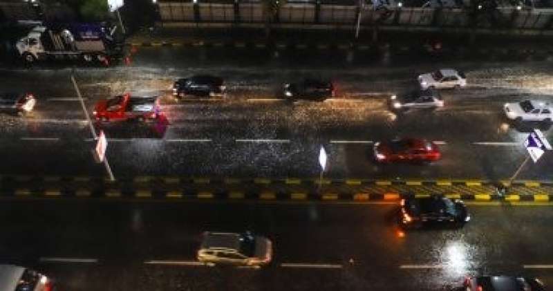 الارصاد : أمطار غزيرة ورعدية تضرب القاهرة والجيزة