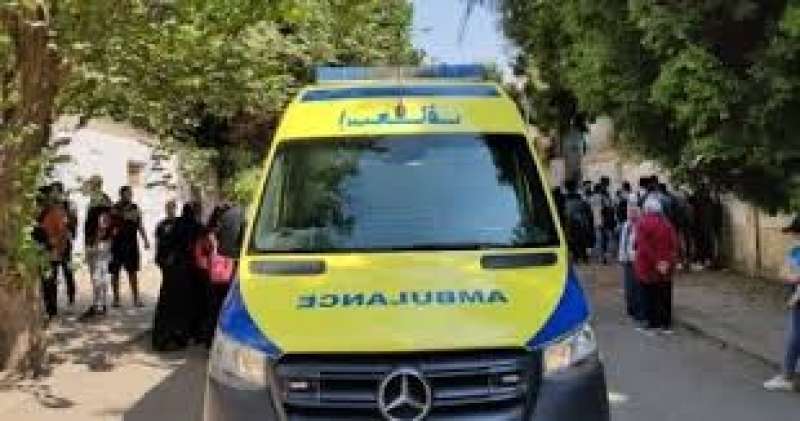 6 مصابين في حادث تصادم سيارة ميكروباص برصيف