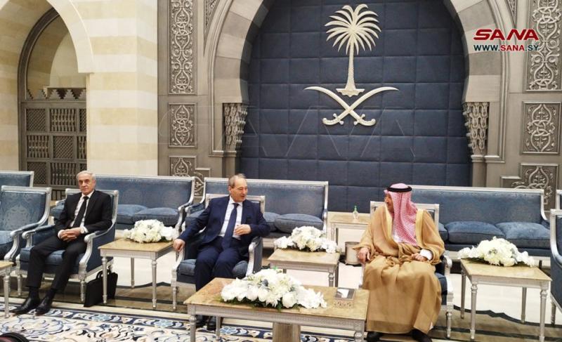 وزير خارجية سوريا في السعودية قبل قمة جدة