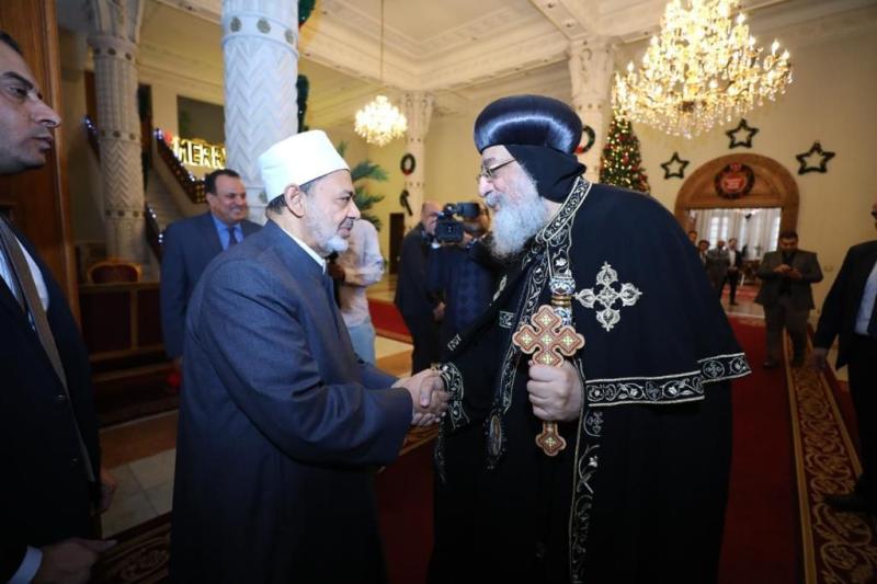 الإمام الأكبر الدكتور أحمد الطيب والبابا تواضروس