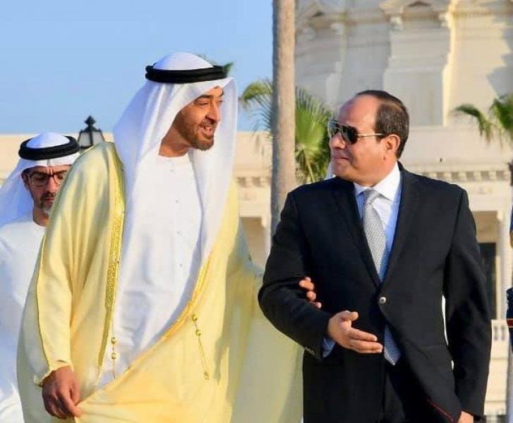 الرئيس السيسي يبحث مع نظيره الإماراتي التعاون المشترك بجميع المجالات