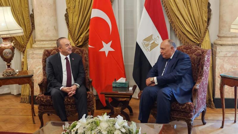 وزير الخارجية: ناقشت مع نظيري التركي الملف الليبي وضرورة إتمام الانتخابات