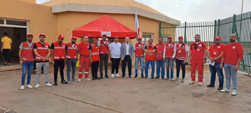 الهلال الأحمر المصري: إقامة مركز خدمة إغاثي إزاء ‏الأوضاع السودانية