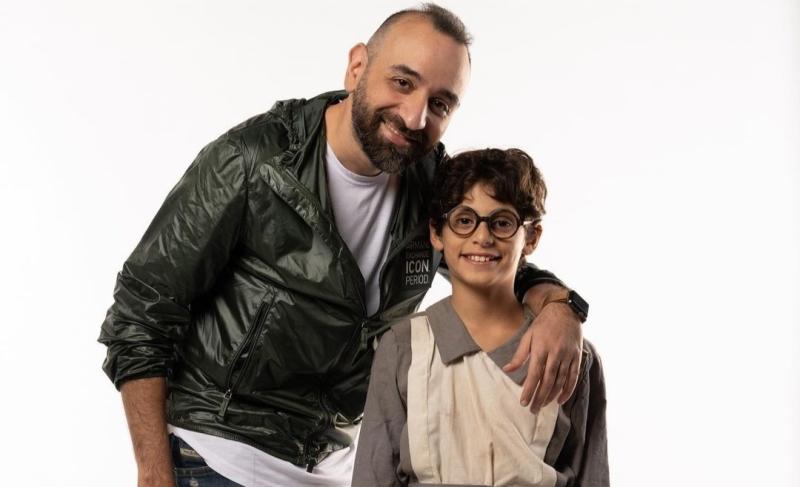 المخرج عمرو سلامة والطفل عمر شريف