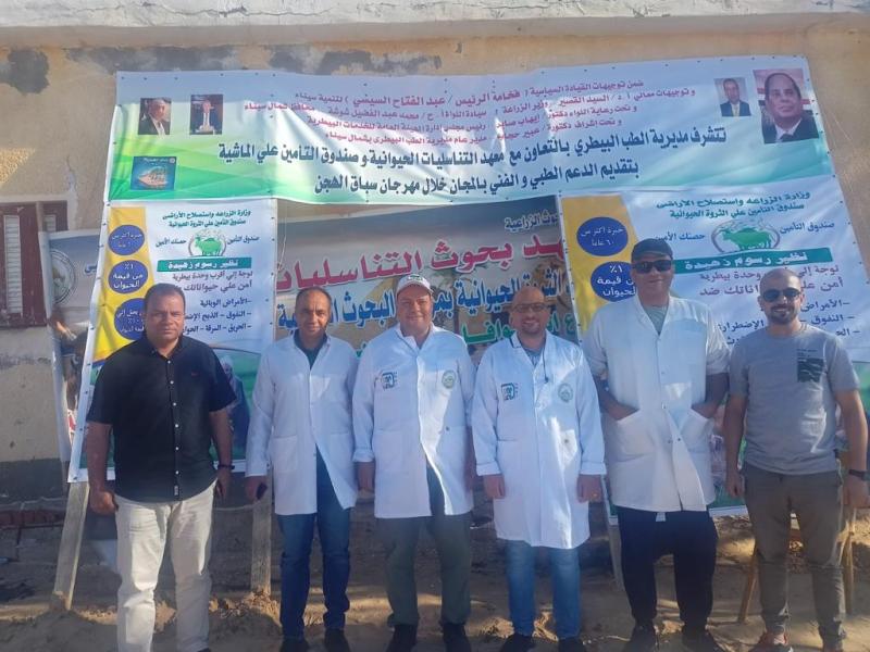 رئيس الخدمات البيطرية يتفقد وحدات شمال سيناء وافتتاح مهرجان سباق الهجن
