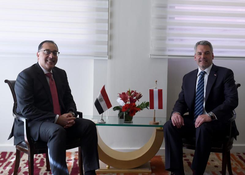 رئيس الوزراء: يوجد فرص عديدة للتعاون بين مصر والنمسا ويجب استغلالها مستقبلًا
