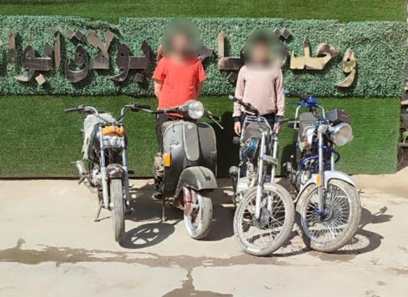 سقوط تشكيل عصابي تخصص سرقة دراجات نارية في بولاق