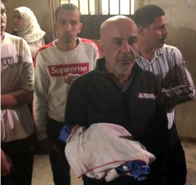 تسليم جثه الطفلة من مستشفى ناصر التخصيصي