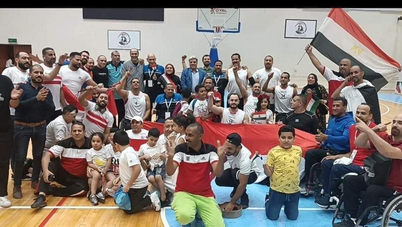 منتخب السلة يتوج بالبطولة العربية للكراسي المتحركة بالفوز على الكويت