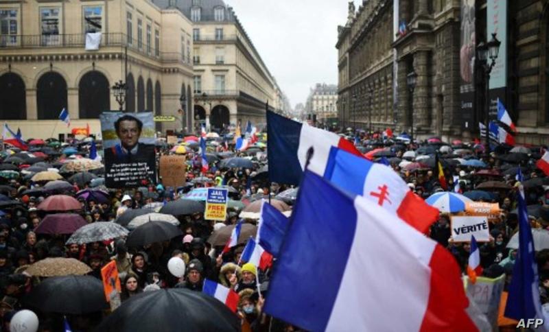 احتجاجات فرنسا (الوكالة الفرنسية)