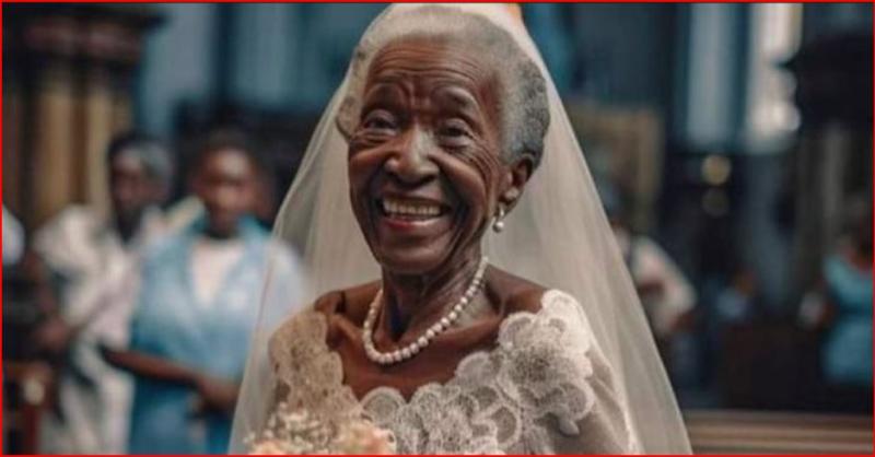 بعمر 103 عامًا.. عروس تثير الجدل بزفافها لسبب غريب