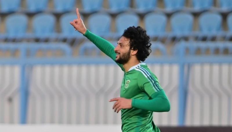 محود علا لاعب الزمالك بقميص الاتحاد