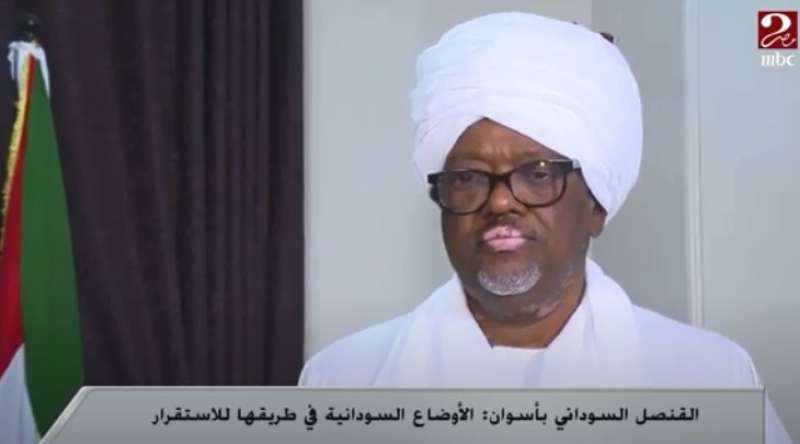 السفير عبد القادر عبد الله، القنصل السوداني في أسوان