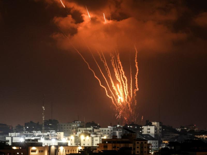 قصف صاروخي من غزة (العربية)