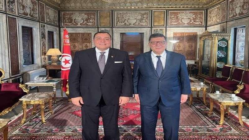 السفير المصري ورئيس مجلس الشعب التونسي