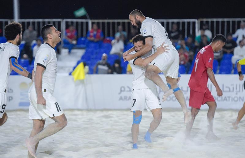 منتخب مصر يتأهل لنهائي كأس العرب للشاطئية بالفوز على فلسطين