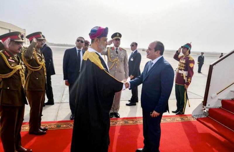  الرئيس السيسي وسلطان عمان