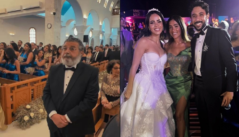 رقص كريم عبد العزيز.. لقطات من حفل زفاف يوسف ماجد الكدواني.. فيديو