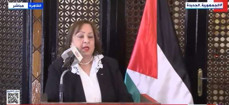 الدكتورة مي الكيلة، وزيرة الصحة الفلسطينية