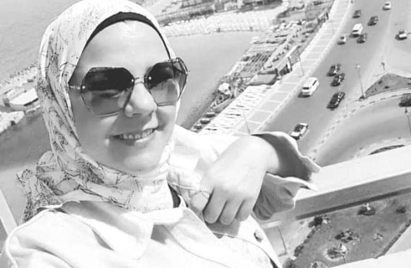 رانيا مصطفى ضحية العاصفة الترابية