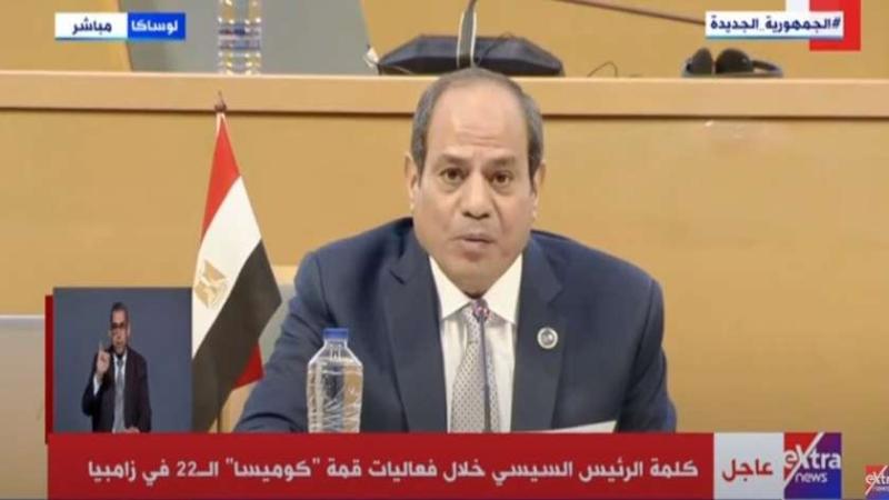 الرئيس السيسي: الحوار أسلم وسيلة لحل قضايا ليبيا والسودان