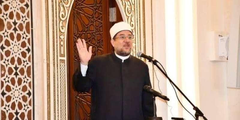 وزير الأوقاف خطيبًا للجمعة من مسجد سيدي شبل بالمنوفية