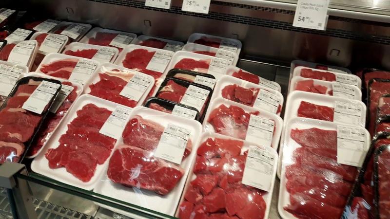 أسعار اللحوم في المجمعات الاستهلاكية 