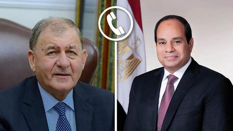 الرئيس السيسي يهنئ نظيره العراقي بعيد الأضحى المبارك