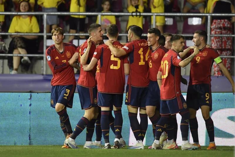 موعد مباراة إسبانيا وأوكرانيا في نصف نهائي يورو الشباب