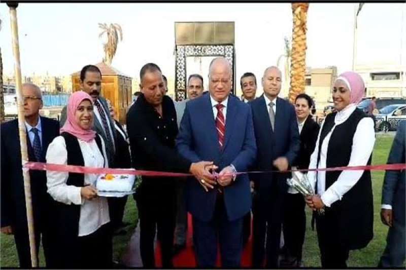 محافظ القاهرة يفتتح حديقة الواحة