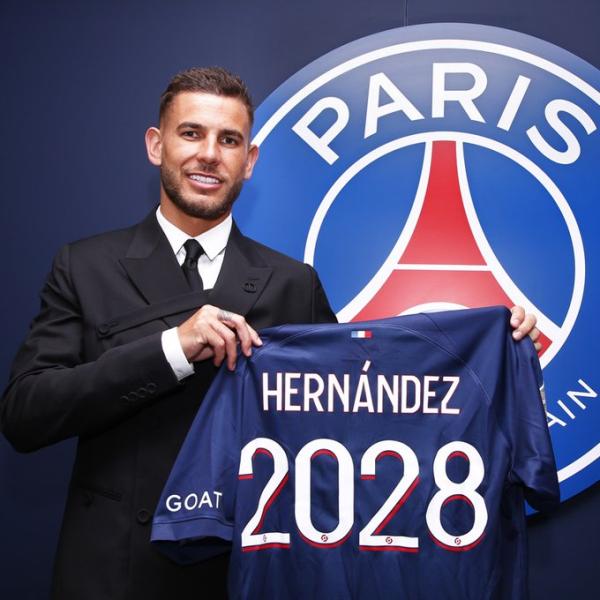 رسميًا.. باريس سان جيرمان يتعاقد مع لوكاس هيرنانديز حتى صيف 2028