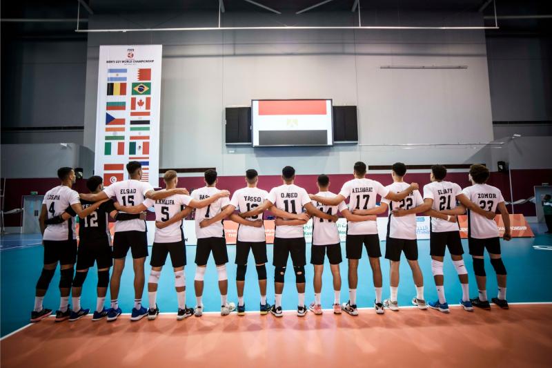 شباب منتخب مصر يفوز على المكسيك ببطولة العالم للطائرة
