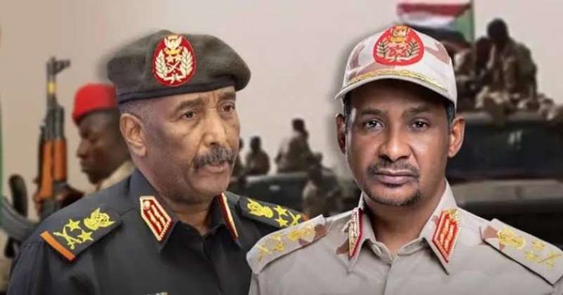 طرفي النزاع في السودان 
