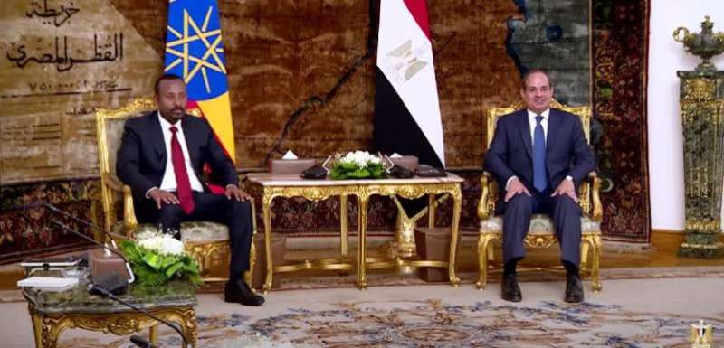 سد النهضة وأزمة السودان يتصدران مباحثات الرئيس السيسي ورئيس وزراء إثيوبيا
