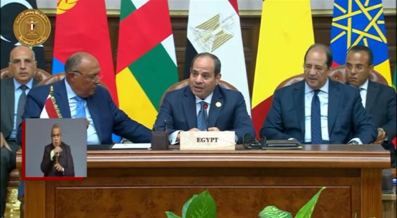 الرئيس السيسي: مصر استقبلت مئات الآلاف من الأشقاء السودانيين فور اندلاع الأزمة