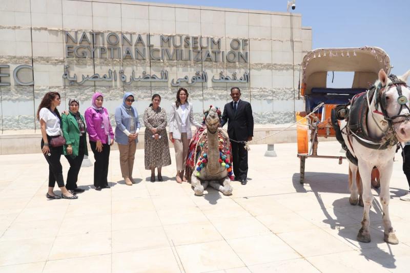 «الجيزة» تشارك بفعاليات المتحف القومي للحضارة المصرية