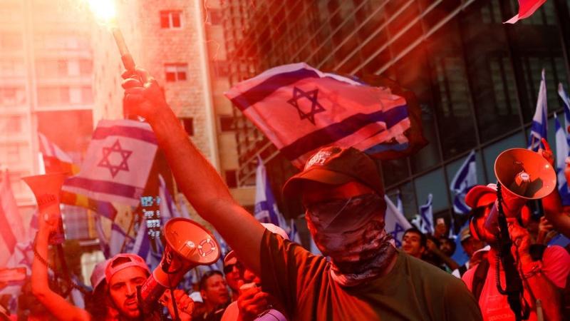 المظاهرات في إسرائيل 