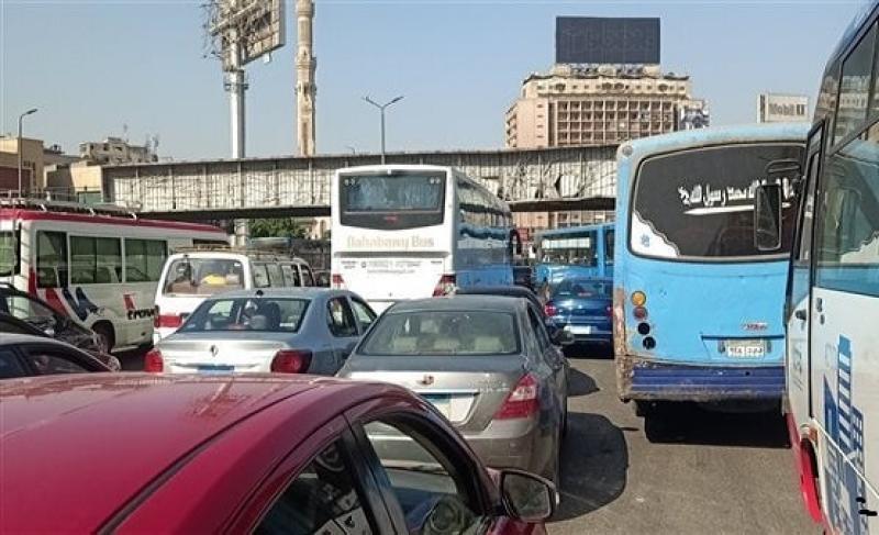 الحالة المرورية في القاهرة والجيزة