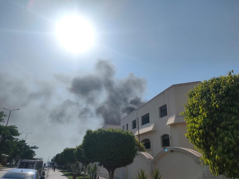 السيطرة على حريق اندلع في مدرسة دولية بالتجمع الأول