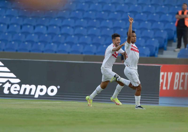 منافس النصر| الزمالك يتفوق على الاتحاد المنستيري بهدفين في الشوط الأول