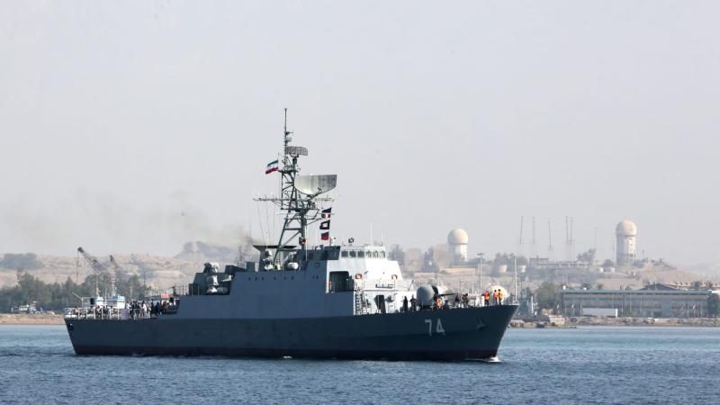 سفن حربية إيرانية
