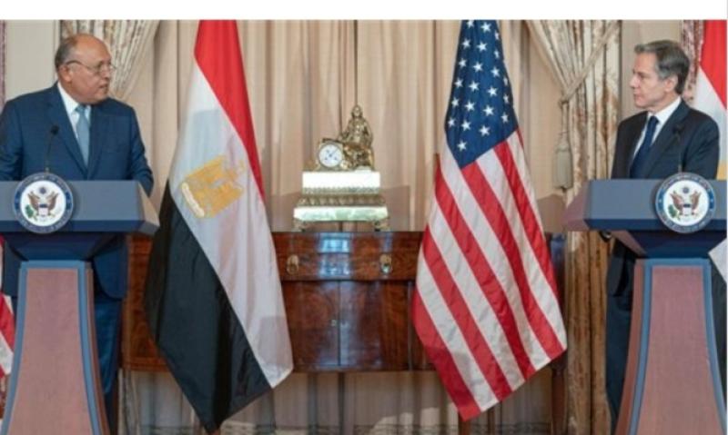 شكري يبحث مع بلينكين سبل دعم وتعزيز العلاقات المصرية الأمريكية