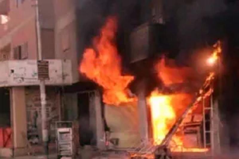 العناية الإلهية تنقذ مستشفى من حريق بسوهاج