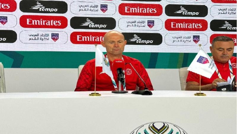 تصريحات قوية من مدرب الشباب قبل مواجهة الوحدة الإماراتي بالبطولة العربية
