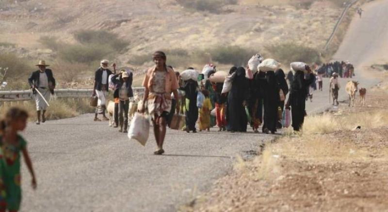 النازحون من اليمن 