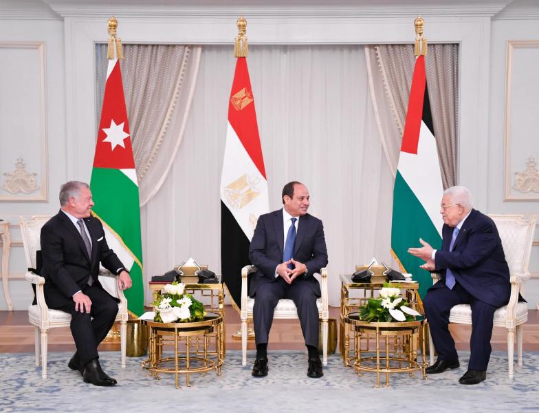قادة مصر والأردن وفلسطين يُدينون استمرار وتصاعد الممارسات الإسرائيلية التي تقوض حقوق الشعب الفلسطيني