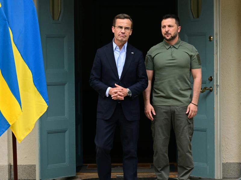 زيلينسكي يزور السويد لأول مرة منذ الحرب مع روسيا