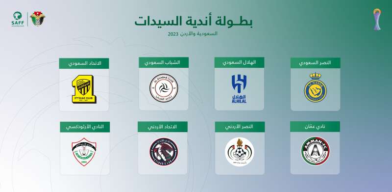 انطلاق بطولة أندية السيدات السعودية والأردن 2023 غدًا